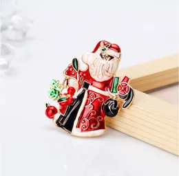 Fashion- new Christmas brooch accessories Christmas tree Santa Claus Christmas snowman bells brooch combination brooch