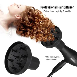 Hair Dryer Diffuser Hood Hairdressing Blow Collecting Wind Straight Fast Drying Dryer Blower Nozzle for Home Salon Barber Curling Styling