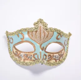 Modemasken Venezianische bemalte Prinzessinnenmaske Ostern Halloween Ballmasken Halbgesichtsmaske Lady Sexy Maske Hochzeit Weihnachtsdekoration