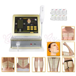 8 Patroner 3D HIFU Ultraljudsmaskiner Högintensitet Fokuserad HIFU -hud åtdragning Terapi Body Shaper Slimming Hifu Beauty Machine