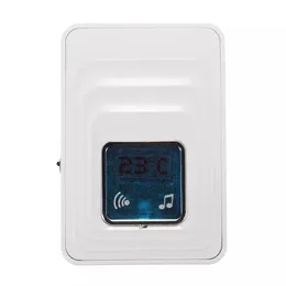120m Wireless Cordless Digital Temperature Music Door Bell Chime Doorbell Home
