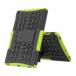 Hybrid Kickstand Impact Robust Heavy Duty TPU + PC Cover Case för Samsung Galaxy Tab S5E 10.5 T720 T725 TAB A 10.5 T590 T595 S6 T860 T865 100P