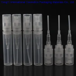 Partihandel 3ml Portable Tom Plast Perfum Atomizer Flaskaflaskor Kosmetisk Plast Spray Bottle 5000pcs / Lot Lägsta pris