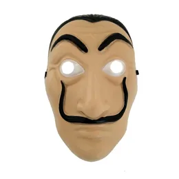 Косплей вечеринка маска La Casa de Papel Face Mask Salvador Dali Costum