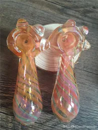 Pipes Pipes mão de vidro do arco-íris baratos pirex de vidro Tobacco Colher Mini bacia pequena Tubo Único Pot cachimbos