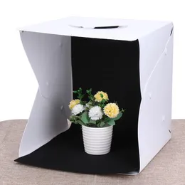 33cm * 33 cm * 40 cm Przenośny Mini Photo Studio Box Photography Tackdrop Wbudowany Light Photo Box Camera Akcesoria 3