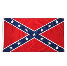 Direct Factory Hurtownie gotowy do wysyłki US 90x150 cm 3x5 Ft wojna domowa bitwa Dixie Confederate Rebel Flaga GD293