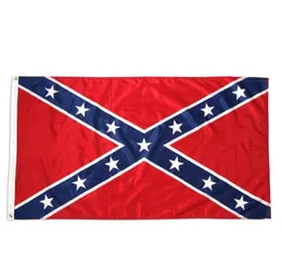 Direct factory wholesale ready to ship US 90x150 cm 3x5 ft civil War battle dixie Confederate Rebel Flag GD293