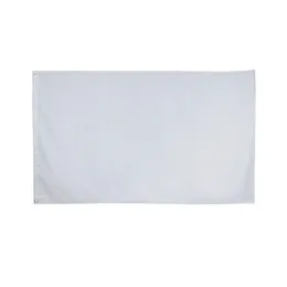 Białe flagi 3x5, tani cena niestandardowa projekt sitodruku projektować własne odkryte kryty wiszące reklamy, festiwal, Darmowa wysyłka