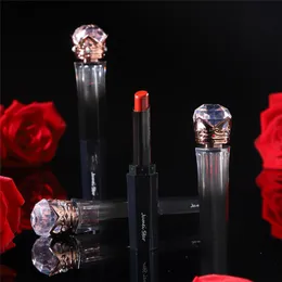 Najnowszy Jumei Star 10 Colors Matte Matheid Black Diamond Lipstick Nawilżający wodoodporność łatwa do noszenia matowej szminki makijażu batom
