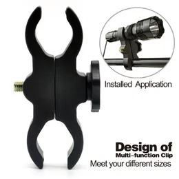 Barrel Polymer Mount Rifle Scope Mounting Tools Flashlight Clip Holder Mount For Telescope/Flashlight/Torch