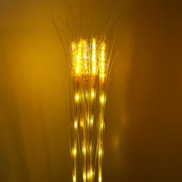 Außensimulation leuchtende Weizenschilflichter Landschaftsbeleuchtung Ferienparkatmosphäre Fotodekoration LED-Weizenlampe