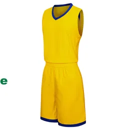 2019 New Blank Basketball maglie logo stampato Taglia uomo S-XXL prezzo economico spedizione veloce buona qualità Giallo Y003AA12r