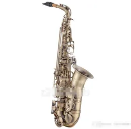 Jupiter JAS-767 Modell Alto Saxofon mässing Antik Koppar Högkvalitativa Sax Musikinstrument med fallmunstycke Gratis frakt