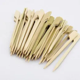 10.5cm Natural Bamboo Picks Skewers for BBQ Appetizer Snack Party Cocktail Grill Kebab Barbeque Sticks