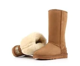 Högkvalitativ WGG Women's Classic Tall Boots Womens Stövlar Snöstövlar Certifikat Dammsuga Drop Shipping