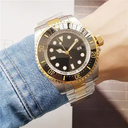 Szwajcarskie luksusowe zegarki dla mężczyzn 2019 Nowy kolor 126603 Mechaniczny automatyczny zegarek Sapphire Szklany Szkło Ceramiczne Bezel Projektant Montre De Luxe