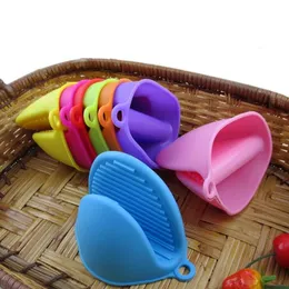 Silicone Piekarnik Rękawica Clip Cakeware Odporność na ciepło Odporne na ciepło Niepoślizgowe Klip Wygodny Piekarnik Mikrofalowy Mitt LX2245