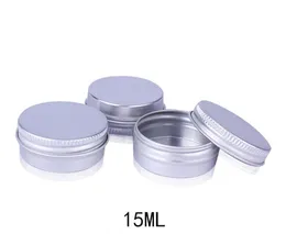 핫 판매 500 * 15g 화장품 알루미늄 병 15ml 금속 깡통 크림 포장 컨테이너 SN2495에 대 한