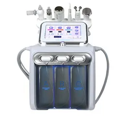 6IN1 H2 O2 Hydra Dermabrasion Aqua Peel RFバイオリフティングスパフェイシャルハイドロ水マイクロダーマブレッドマシンコールドハンマー酸素スプレー