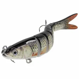 Fishing 140mm 25g Lures Multi Jointed Swimbait Artificial Bait Tackle Bass Trout Baits