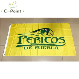 MILB PERICOS DE PUEBLA Vlag 3 * 5ft (90cm * 150cm) Polyester Banner Decoratie Flying Home Garden Feestelijke geschenken