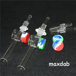 hookahs Nectar glass water pipe with quartz tips Dabber Dish wholesale pure bongs 10 14mm joint