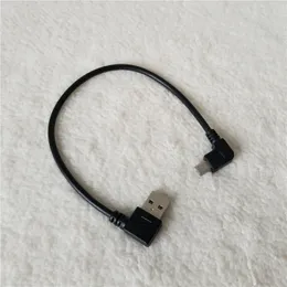 90도 듀얼 왼쪽 각도 미니 B USB 5pin to USB 수컷 어댑터 데이터 케이블 확장 전력 와이어 하드 드라이브 카메라 25cm