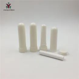 Tubo per inalatore nasale da 200 set, contenitore per inalatore nasale con stoppini in cotone di alta qualità