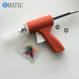 VMATIC Plastic 5cc 5ml Plastic Soldering Flux Syringe Caulking Gun For Green Oil