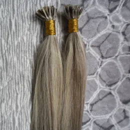 U Tip Extensions Extensions Proste 100g Real Remy Pre Bonded Włosy Keratyn Kapsułki Fusion Włosy