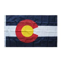 Colorado Flag, 90% Bleed 100% Polyester Screen Printing Outdoor Indoor Screen Printing Flags ,From professional manufacturer, Free Shipping