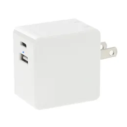 US 5V 3 1A Model USB och USB C Power for Travel Home Wall Charger Adapter