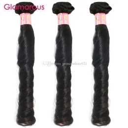 Glamorous Brazilian Virgin Human Heaver Tece mais popular 8-34inch Funmi Funmi Hair Trade 3 Bundles Peruano Indian Malaysian Remy cabelo atacado