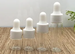 1ml 2ml 3ml 5ml mini glass dropper bottle,Empty glass vial bottle clear Essential oil dropper refillable bottle SN314