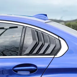 Araç Şekillendirme Arka Pencere Üçgen Kepenkler Dekoratif Çıkartmalar Trim İçin BMW 3 Serisi G20 G28 2020 Dış Otomotiv Modifiye