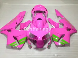 Injektionsgjuten 100% Fittent Fairings för Honda CBR600RR 03 04 Rosa Fairing Kit CBR600RR 2003 2004 JK19