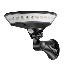 Nowa Słoneczna Biała Lampa Ścienna LED Wodoodporna IP65 6000K Wodoodporna Ochrony Outdoor Security Light Light z 3 trybami dla podjazdu Garden Step Stair Fen