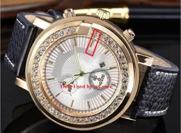 Hot Sale Women Watch Män Högkvalitativ lyxdiamanter Läder Berömd Designer Lyxig Noble Kvinna Kvarts Lysande Händer Gratis Frakt