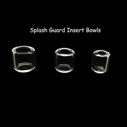 15mm 18mm 20mm Splash Guard Quartz Insert Bowl Suitfor Beveled Edge Flat Top Quartz Banger Nails Glass Water Bongs