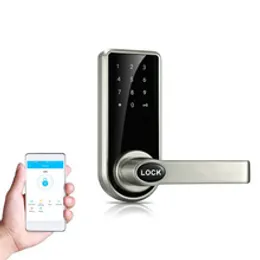 Electronic Door Lock Touch Screen Keypad 4 Cards Digital Code Smart Door Lock