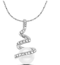 Fashion-Pearl Necklace Pendant Design Gioielli di moda di alta qualità per Lady Diamante Diamante Decorazione regalo di Natale Regalo di Natale