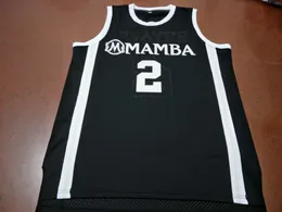 Özel Erkekler Gençlik Kadınlar Nadir Yuvarlak Boyun #2 Mamba Gigi K B Kolej Basketbol Forması Boyutu S-4XL veya özel herhangi bir isim veya numara forması