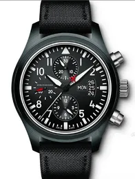 2020 Nowy Moda Mechaniczna Męska Męska Stainless Steel Watch Męskie Zegarek Zegarki Wristwatches Czarna tkanina I16