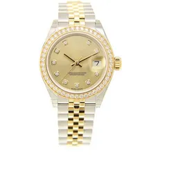 Mekaniska män Rolx Women Automatic 178383 278383 278273 178384 31mm 36mm Luxury Gold Diamond Watches Gift x