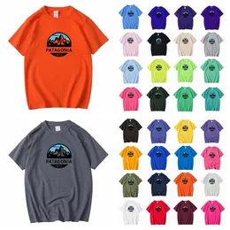 Unisex Summer T-Shirt Men Hip Hop O Neck Short Sleeve Black Designer T Shirt Tee 1973 Peak Mountain Tops LJJA2380