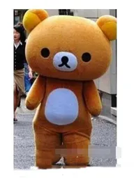 2019 Hot New Customized Rilakkuma / Lazy Bear Mascot Costumes Dress Ems Gratis frakt