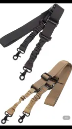 Tactical 2 point dual Sling Dual Bungee Strap Snap Hook Adjustable