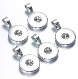 18mm 12mm Noosa Snap Button Chunks Ciondolo in lega d'argento con ciondoli per collana e bracciali Accessorio per gioielli fai da te Intercambiabile Ginger Snap