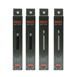 InStock Autêntico Amigo Max Preaquecimento Da Bateria 380 mAh Tensão de Fundo de Carga Variável 510 Bateria Para Thick Oil Vaporizador Pen G2 G5 Cartuchos